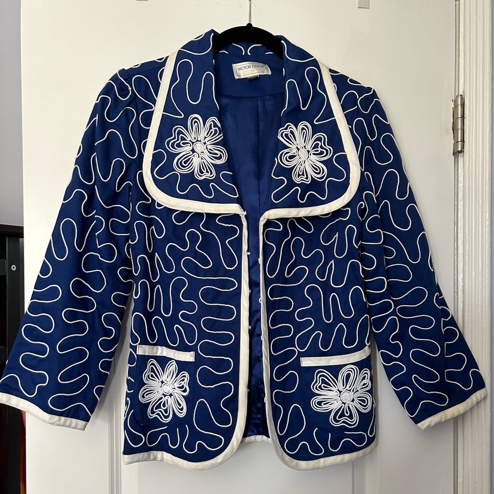 Vintage 80s 90s Victor Costa Suit Jacket